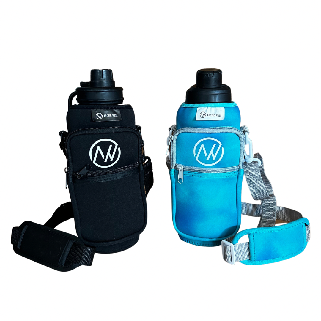 crossbody, cross-body, water bottle, cell phone case, cell phone holder, purse, bag, sling, hands-free