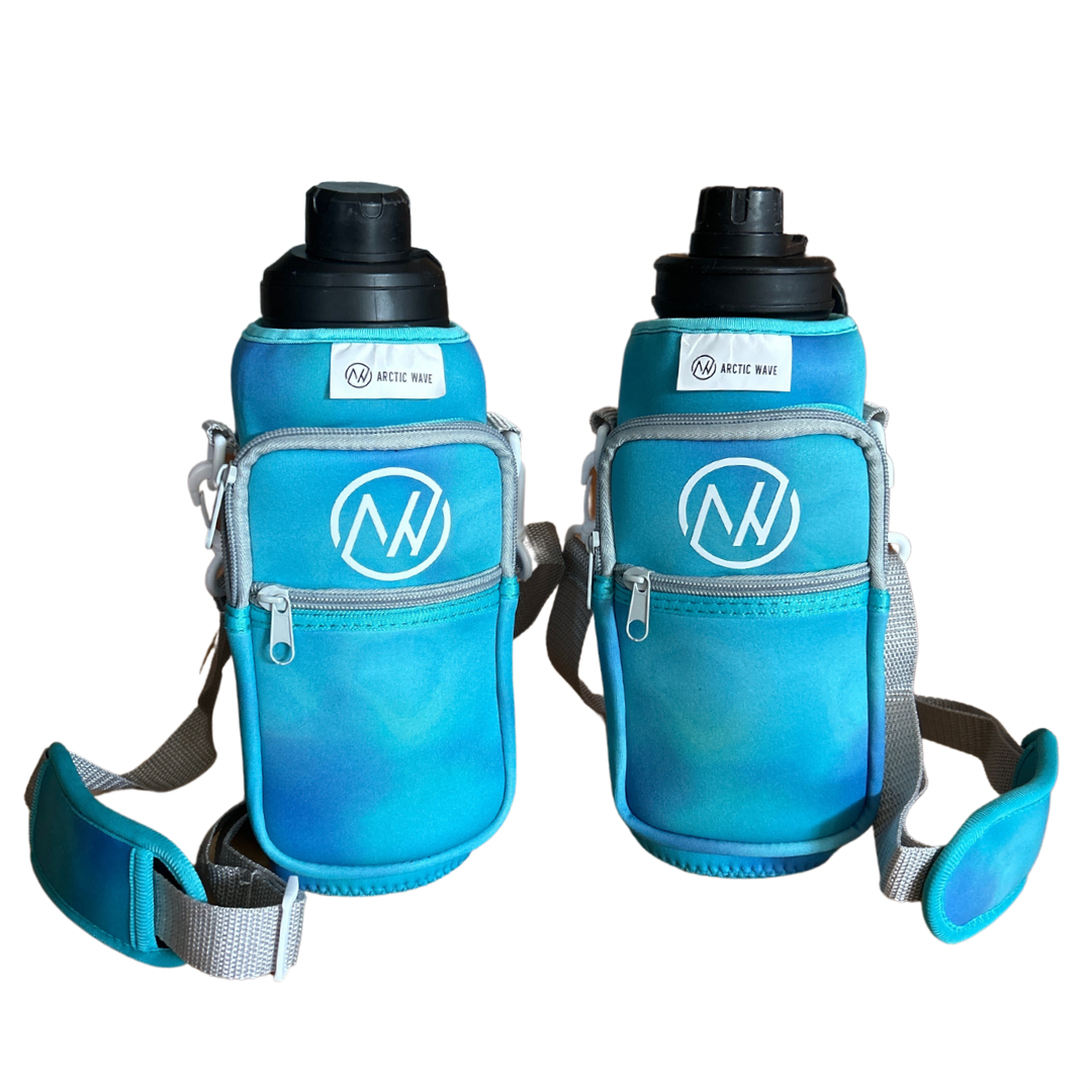 crossbody, cross-body, water bottle, cell phone case, cell phone holder, purse, bag, sling, hands-free