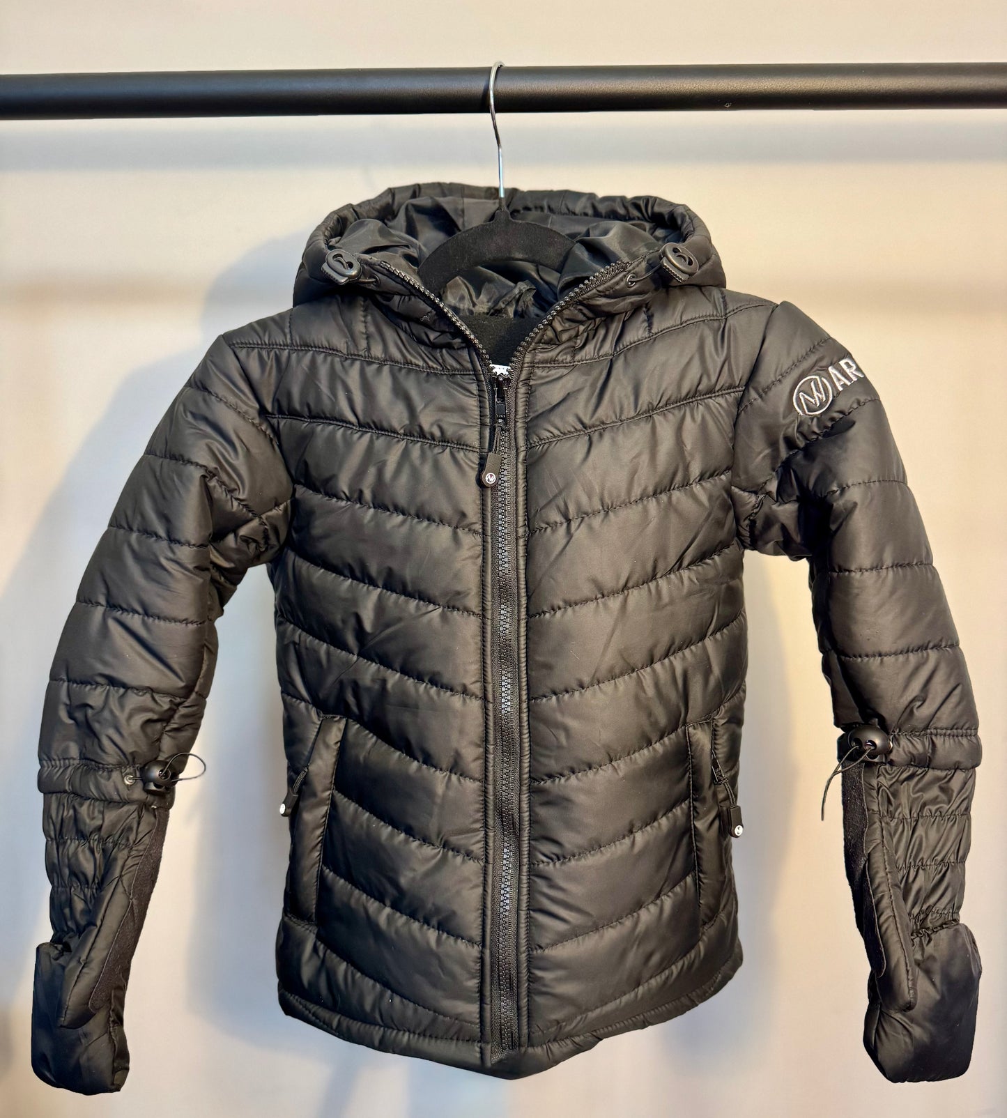 Mitt Coat with Wrist Draw-String