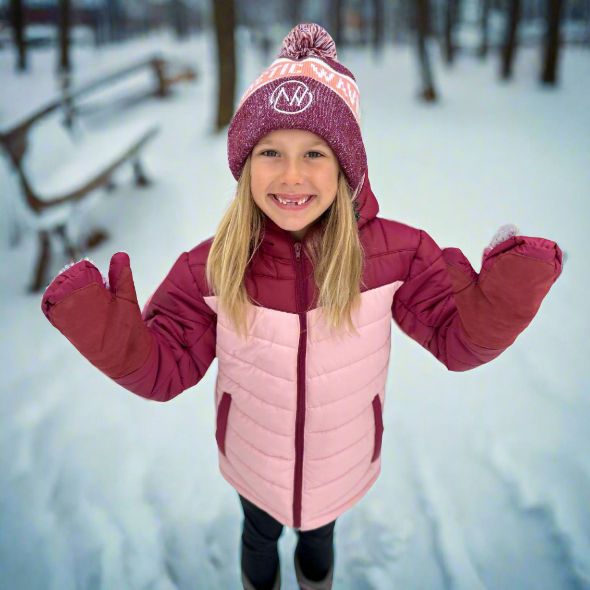 Kids girls winter jacket sales