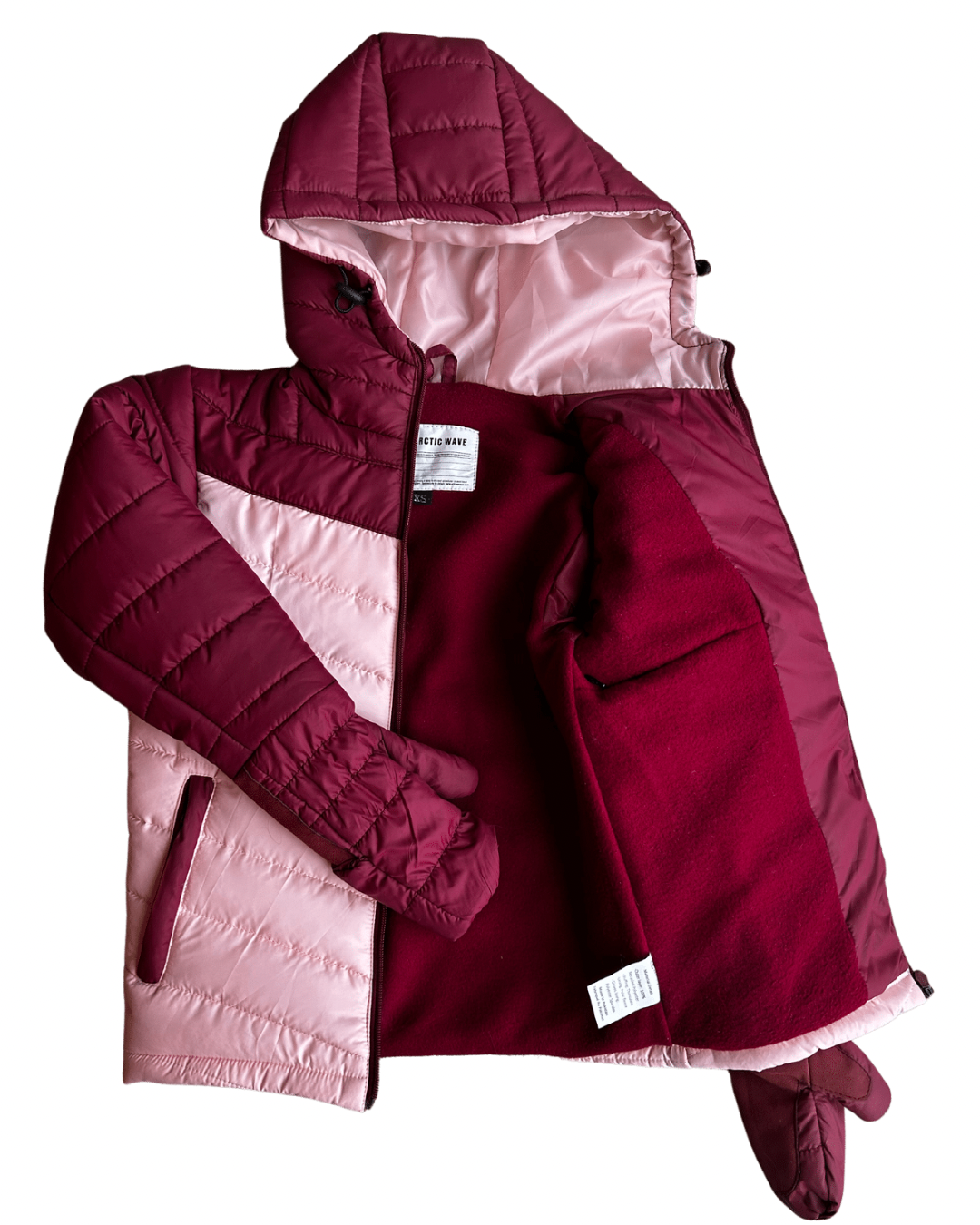 Children's coats 2025 with gloves attached
